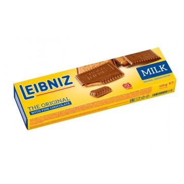 Keksz, 125g, Leibniz "Choco", tejcsokoládés