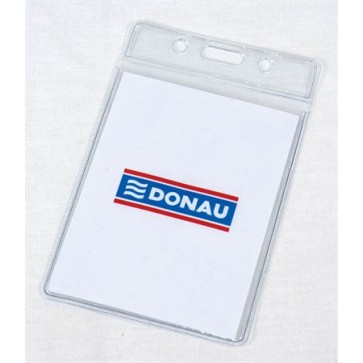 Azonosítókártya tartó, 60x105 mm, hajlékony, álló, DONAU