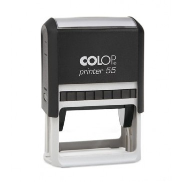 Bélyegző, COLOP, "Printer 55", kék cserepárnával