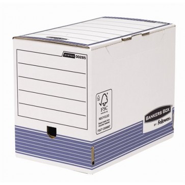 Archiválódoboz, 200 mm, "BANKERS BOX® SYSTEM by FELLOWES®", kék
