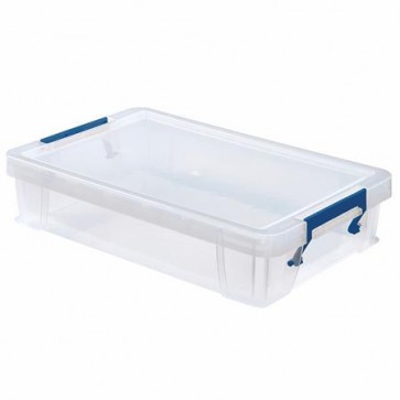 Műanyag tároló doboz, átlátszó, 5,5 liter, FELLOWES, "ProStore™"