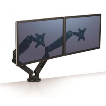 Monitortartó kar, két monitorhoz, FELLOWES "Platinum Series™Dual"