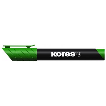Alkoholos marker, 3-5 mm, kúpos, KORES "K-Marker", zöld
