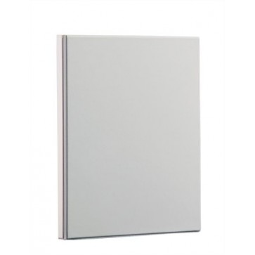 Gyűrűs könyv, panorámás, 4 gyűrű, 70 mm, A4, PP/karton, PANTA PLAST, fehér