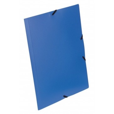 Gumis mappa, 15 mm, PP, A4, VIQUEL "Essentiel", kék