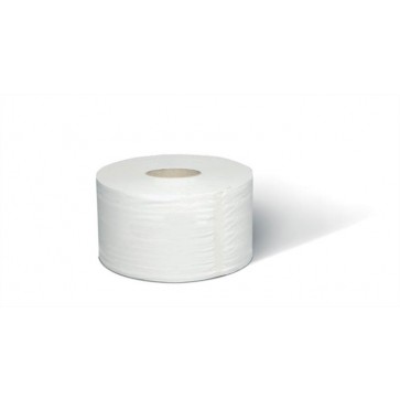 Toalettpapír, T2 rendszer, 1 rétegű, 19 cm átmérő, Universal, TORK "Mini Jumbo", natúr