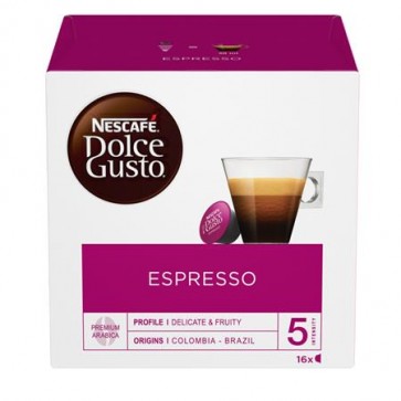 Kávékapszula, 16 x 5,5 g,  NESCAFÉ DOLCE GUSTO "Espresso"