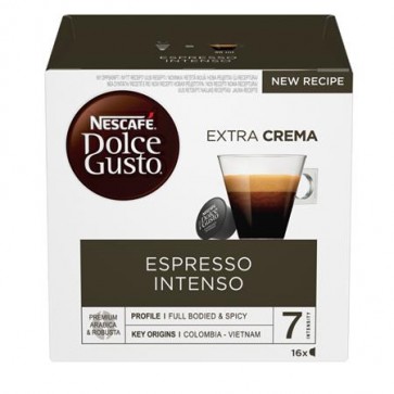 Kávékapszula, 16 db,  NESCAFÉ DOLCE GUSTO "Espresso Intenso"