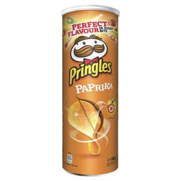 Chips, 165 g, PRINGLES, paprikás