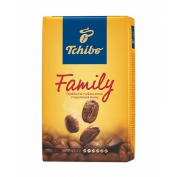 Kávé, pörkölt, őrölt, vákuumos csomagolásban, 250 g,  TCHIBO "Family"