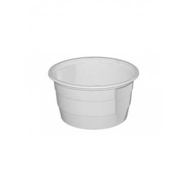 Műanyag gulyás tányér, 750 ml, 50 db, fehér