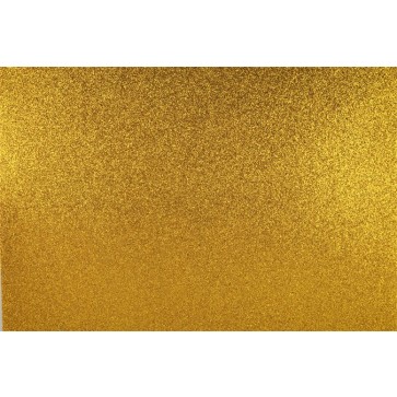 Moosgumi, 400x600 mm, glitteres, APLI Kids "Eva Sheets", arany