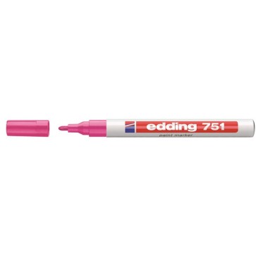 Lakkmarker, 1-2 mm, EDDING "751", rózsaszín
