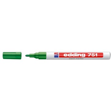 Lakkmarker, 1-2 mm, EDDING "751", zöld