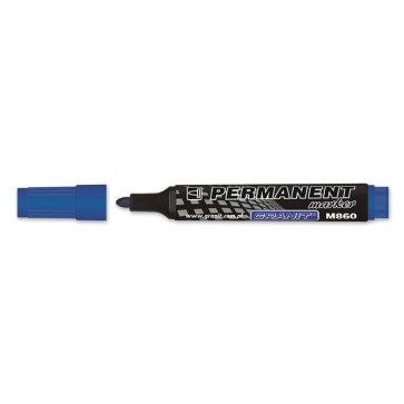 Alkoholos marker, 3-4 mm, kúpos, GRANIT "M860", kék