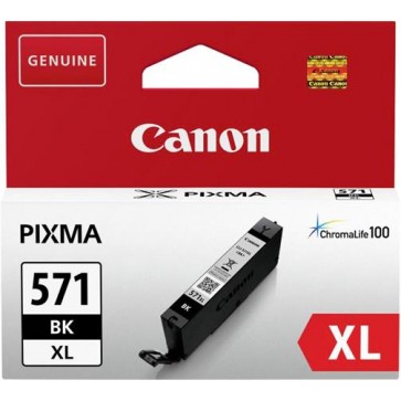CLI-571XL Tintapatron Pixma MG 5700 Series/6800 Series/7700 Series nyomtatókhoz, CANON, fekete, 11 ml
