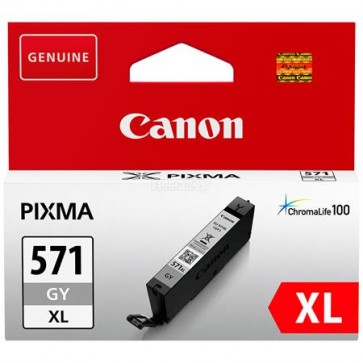 CLI-571GXL Tintapatron Pixma MG5750, 6850, 7750 nyomtatókhoz, CANON, szürke, 11ml