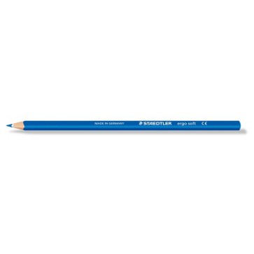 Színes ceruza, háromszögletű, STAEDTLER "Ergo Soft 157", kék