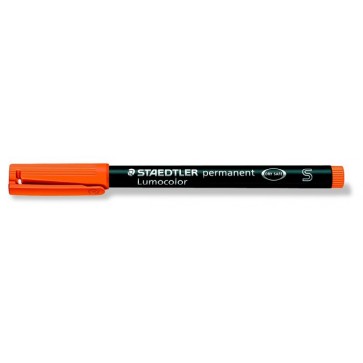 Alkoholos marker, OHP, 0,4 mm, STAEDTLER "Lumocolor® 313 S", narancssárga