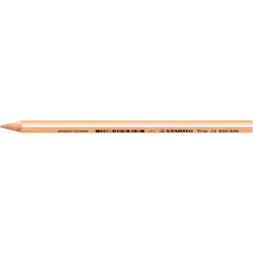 Színes ceruza, háromszögletű, vastag, STABILO "Trio thick", világos rózsaszín