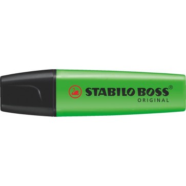 Szövegkiemelő, 2-5 mm, STABILO "BOSS original", zöld