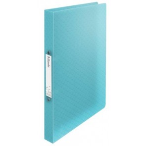 Gyűrűs könyv, 2 gyűrű, 25 mm, A4, PP, ESSELTE "Colour’Breeze", kék