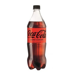 Üdítőital szénsavas, 1 l, COCA COLA "Coca Cola Zero"