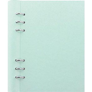Tervező, naptár és füzet betéttel, A5, FILOFAX "Clipbook Classic Pastel", pasztellzöld