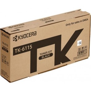 TK6115 Lézertoner ECOSYS M4125idn, M4132idn nyomtatóhoz, KYOCERA, fekete, 15k