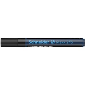Üvegtábla marker, 1-3 mm, SCHNEIDER  "Maxx 245", fekete