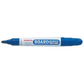 Táblamarker, 2,6 mm, kúpos, ZEBRA "Board Marker", kék