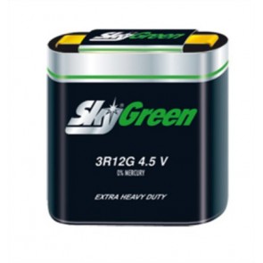 Elem, lapos elem, 4,5 V, 1 db, féltartós, SKY, "Green"