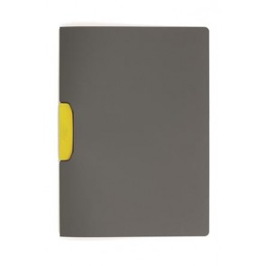 Gyorsfűző, klipes, A4, DURABLE "DURASWING® COLOR 30", sárga