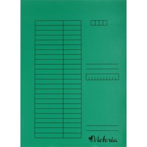 Gyorsfűző, karton, A4, VICTORIA OFFICE, zöld