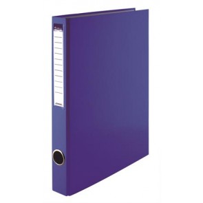 Gyűrűs könyv, 2 gyűrű, 35 mm, A4, PP/karton, VICTORIA OFFICE, kék