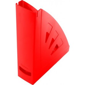 Iratpapucs, műanyag, 75 mm, VICTORIA OFFICE, piros