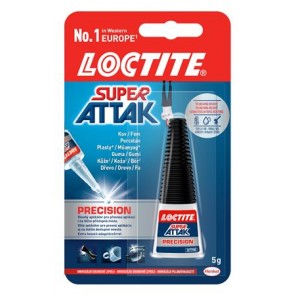 Pillanatragasztó, 5 g, HENKEL "Loctite Super Bond Precision"