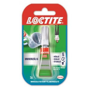 Pillanatragasztó, 3 g, HENKEL "Loctite Super Bond Liquid"