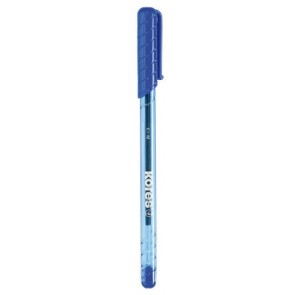 Golyóstoll, 1,0 mm, kupakos, háromszögletű, KORES "K1-M", kék