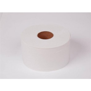 Toalettpapír, T2 rendszer, 2 rétegű, 19 cm átmérő, TORK "Mini Jumbo", fehér