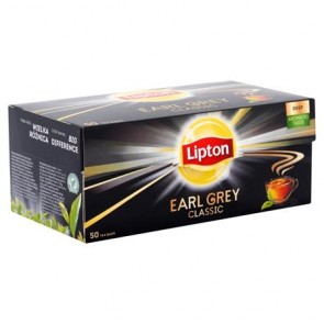 Fekete tea, 50x1,5 g, LIPTON "Earl grey"