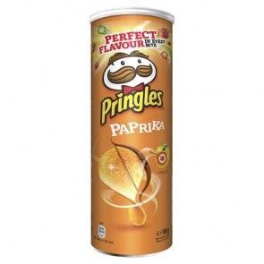 Chips, 165 g, PRINGLES, paprikás