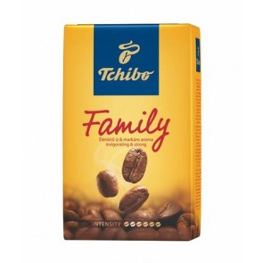 Kávé, pörkölt, őrölt, vákuumos csomagolásban, 250 g,  TCHIBO "Family"