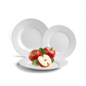 Desszertes tányér, fehér, 19 cm, 24 db-os szett, , "GastroLine"