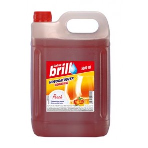 Mosogatószer, utántöltő, 5 l, "Brill", barack