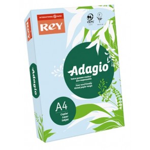 Másolópapír, színes, A4, 80 g, REY "Adagio", pasztell kék