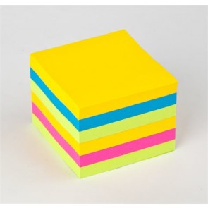 Öntapadó jegyzettömb, "Z", 76x76 mm, 6x90 lap, 3M POSTIT, "Super Sticky Carnival"