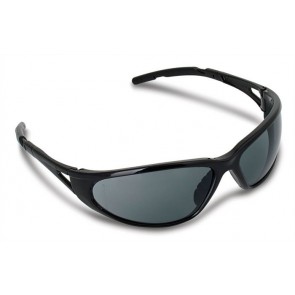 Védőszemüveg, sötétített, polarizált fényvédő lencsével, "Freelux", fekete