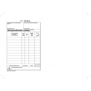 Nyomtatvány, készpénzfizetési számlatömb, egy ÁFÁs, 50x3, A5, VICTORIA PAPER, "B.13-373", 10 tömb/csomag