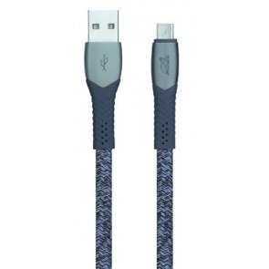 USB kábel, USB - micro USB, 1,2 m, RIVACASE "PS6100", szürke